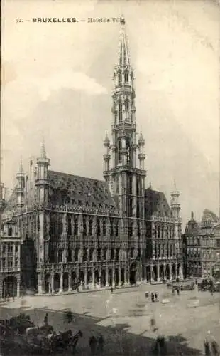 Ak Bruxelles Brüssel, Rathaus