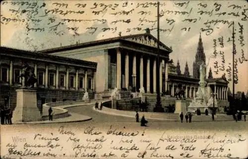Ak Wien 1 Innere Stadt, Reichsrats-Gebäude