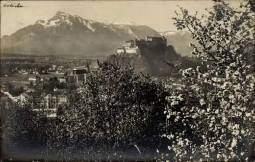 Ak Salzburg in Österreich, Festung Hohensalzburg, Panorama