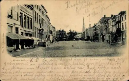 Ak Breda Nordbrabant Niederlande, Groote Markt