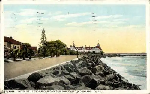 Ak Coronado Kalifornien USA, Hotel del Coronado, Ocean Boulevard