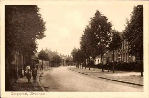 Ak Ulvenhout Nordbrabant Niederlande, Dorpsstraat