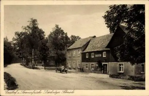 Ak Dänkritz Neukirchen Pleiße, Gasthof Zur Schmiede