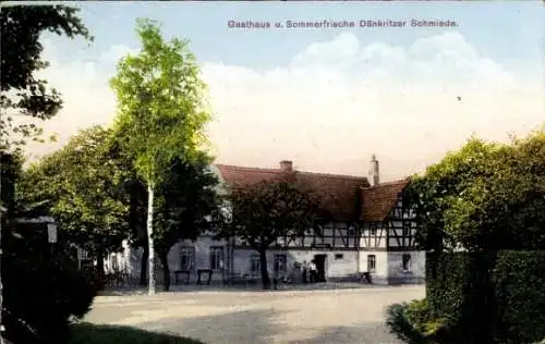 Ak Dänkritz Neukirchen in Sachsen, Gasthaus Dänkritzer Schmiede