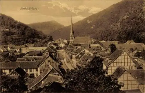 Ak Ilfeld am Harz Thüringen, Panorama