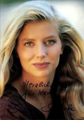 Ak Tagesschausprecherin Susan Stahnke, Portrait, Autogramm