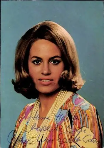 Ak Schauspielerin Anne-Marie Sprotte-Cramer, Portrait, Autogramm