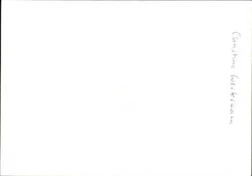 Ak Moderatorin Christine Westermann, Portrait, ZDF Drehscheibe, Autogramm