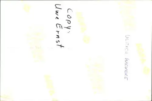 Ak Nachrichtensprecher Ulrich Wickert, Portrait, Autogramm