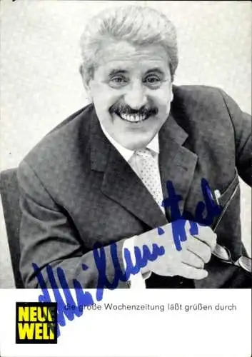 Ak Schauspieler und Sänger Willy Millowitsch, Portrait, Autogramm