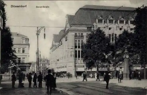 Ak Düsseldorf am Rhein, Bazar Straße