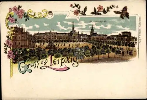 Litho Leipzig in Sachsen, Augustusplatz