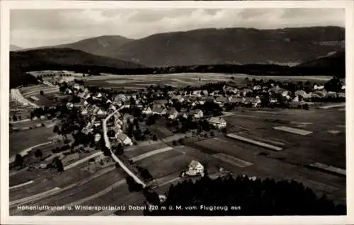 Ak Dobel im Schwarzwald, Fliegeraufnahme