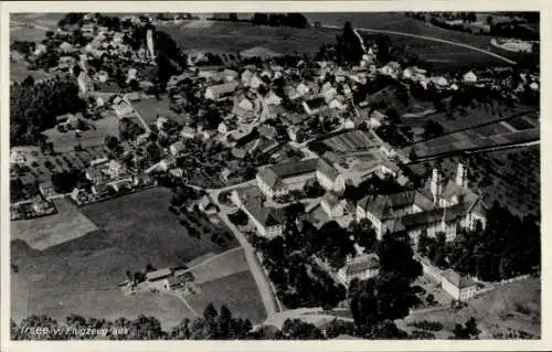 Ak Irsee im Ostallgäu, Fliegeraufnahme