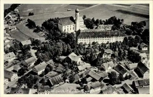 Ak Marktoberdorf im Ostallgäu, Fliegeraufnahme