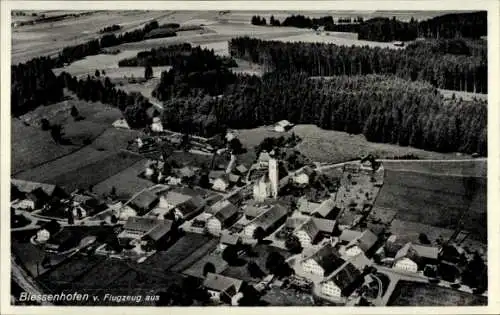 Ak Biessenhofen im Ostallgäu, Fliegeraufnahme
