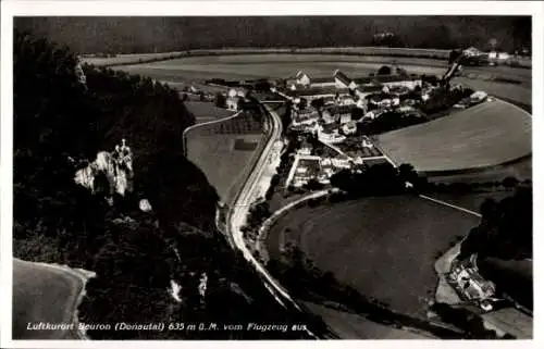 Ak Beuron an der Donau Württemberg, Donautal, Fliegeraufnahme