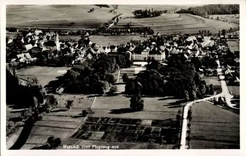 Ak Bad Wurzach in Oberschwaben, Fliegeraufnahme