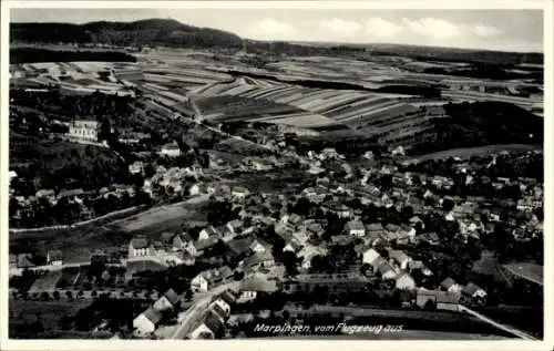 Ak  Marpingen im Saarland, Fliegeraufnahme