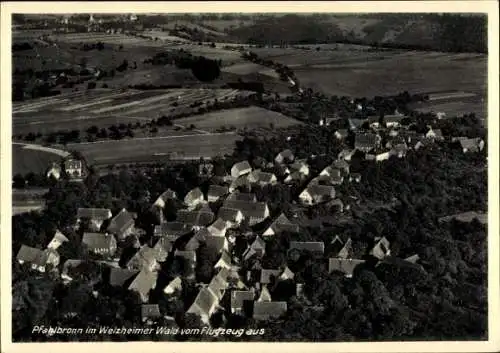 Ak Pfahlbronn Alfdorf in Württemberg, Fliegeraufnahme