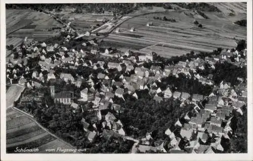 Ak Schönaich in Württemberg, Fliegeraufnahme