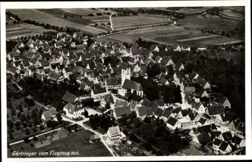 Ak Gärtringen in Württemberg, Fliegeraufnahme