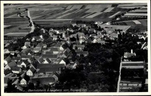 Ak Oberholzheim Achstetten in Oberschwaben, Fliegeraufnahme