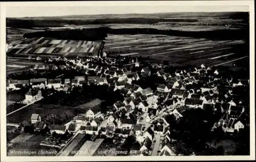 Ak Winterlingen in Baden Württemberg, Fliegeraufnahme, Stadtpanorama