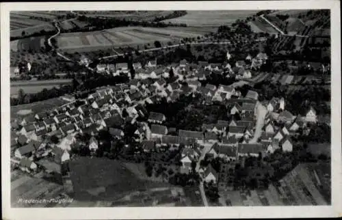 Ak Riederich bei Reutlingen, Fliegeraufnahme