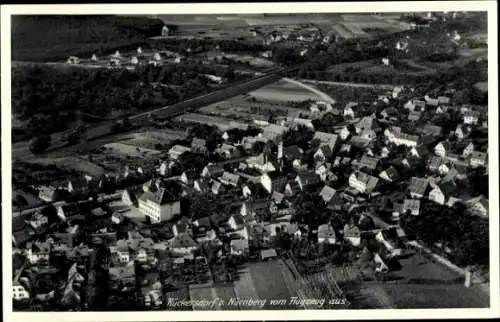 Ak Rückersdorf in Mittelfranken, Fliegeraufnahme