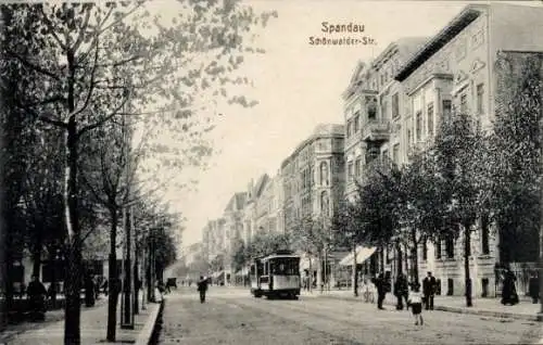 Ak Berlin Spandau, Schönwalder Straße