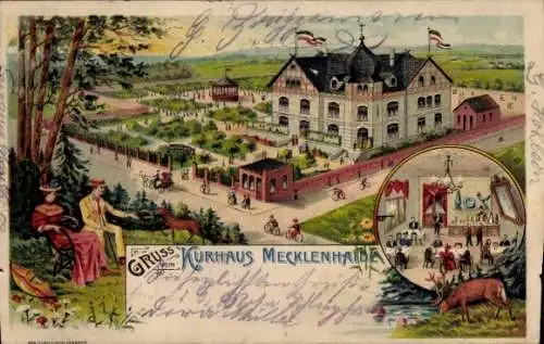 Litho Mecklenheide Hannover, Kurhaus Mecklenhaide