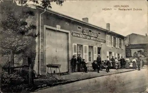 Ak Herny Herlingen Lothringen Moselle, Restaurant Dubois