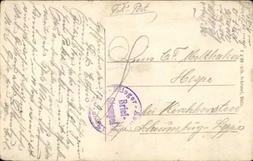 Ak Herny Herlingen Lothringen Moselle, Ortsansichten