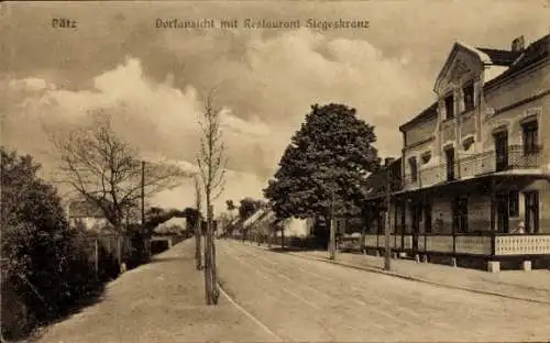 Ak Pätz Bestensee in Brandenburg, Restaurant Siegeskranz