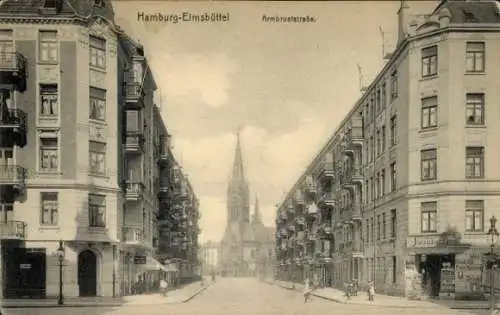 Ak Hamburg Eimsbüttel, Armbruststraße