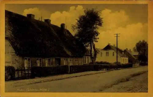 Ak Hohn in Schleswig Holstein, Häuser, Straße