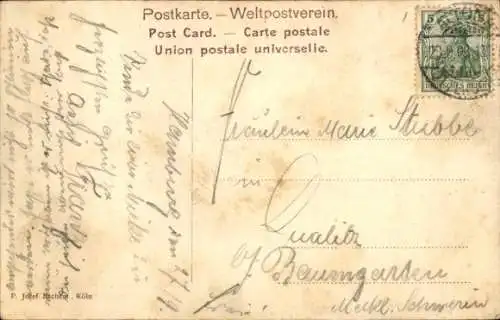 Ak Hamburg Eimsbüttel Langenfelde, Etablissement Forsthaus, Konzertplatz