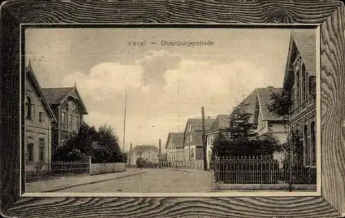 Passepartout Ak Varel in Oldenburg Jadebusen, Oldenburgerstraße