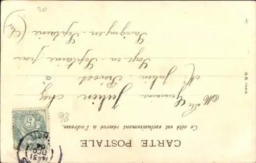 Ak Glückwunsch Neujahr, Kalenderblatt, Vögel, Stechpalme