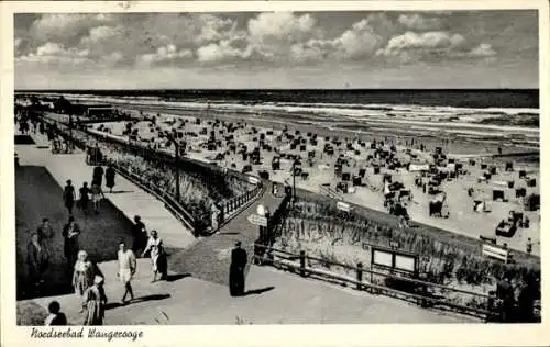 Ak Nordseebad Wangerooge in Ostfriesland, Strand