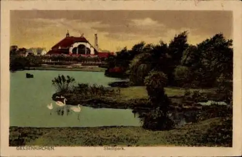 Ak Gelsenkirchen im Ruhrgebiet, Stadtpark
