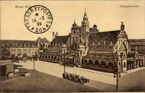 Ak Essen im Ruhrgebiet, Hauptbahnhof