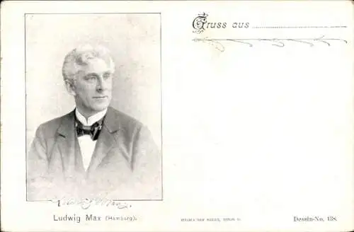 Ak Schauspieler Ludwig Max, Porträt