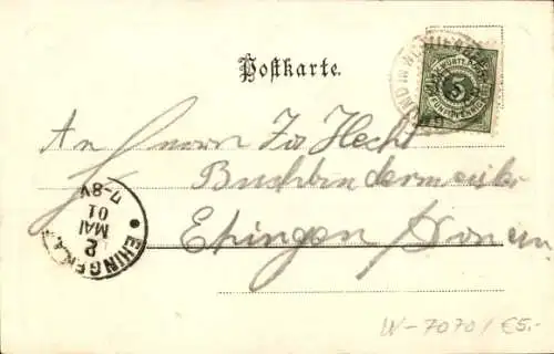 Ak Schwäbisch Gmünd in Württemberg, Oberer Marktplatz