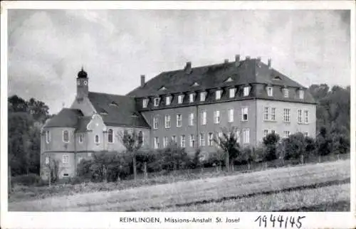Ak Reimlingen in Schwaben, Missionsanstalt St. Josef, Außenansicht