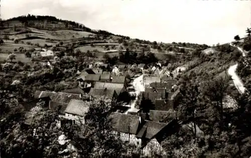 Ak Zell Bensheim an der Bergstraße Hessen, Panorama