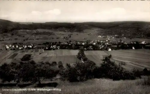 Ak Schlechtbach Rudersberg in Württemberg, Panorama, Unterschlechtbach