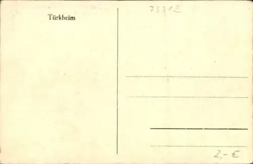 Künstler Ak Schwaiger, L., Turckheim Türkheim Elsass Haut Rhin, Teilansicht