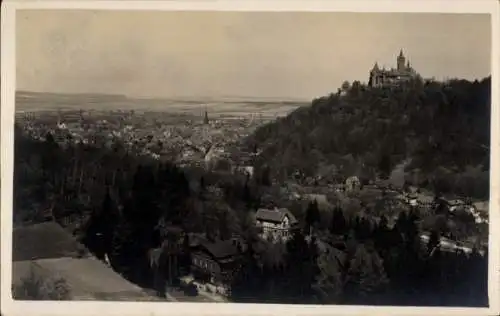 Ak Wernigerode im Harz, Panorama